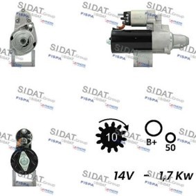 Achetez des Démarreur FISPA S12BH0470 à prix pour 289,76 €