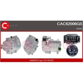 Kjøp AC-kompressor av CASCO CAC63010AS til den lave prisen 7601,33 NOK