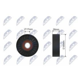 Compre Rolo tensor, correia trapezoidal da NTY RNK-AR-011 a um preço baixo por 13,41 €