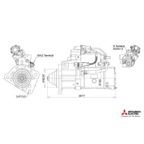 Kjøp Starter av STARLINE XT 723550/M til den lave prisen 10693,33 NOK