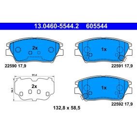 Acquista Kit pastiglie freni da ATE 13.0460-5544.2 a buon mercato per soli 56,77 €