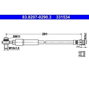 Comprar Latiguillo de freno de ATE 83.8207-0290.3 a bajo precio de 21,87 €