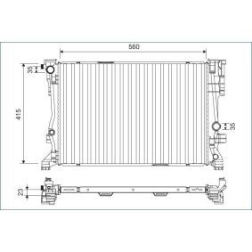 Achetez des Radiateur du moteur VALEO 701158 à prix pour 179,65 €
