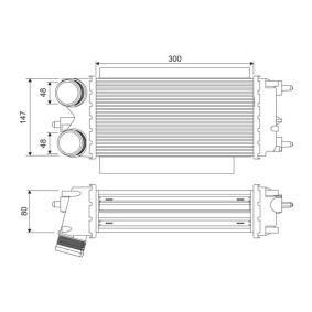 Köp Intercooler av VALEO 818539 till det låga priset 1810,97 kr