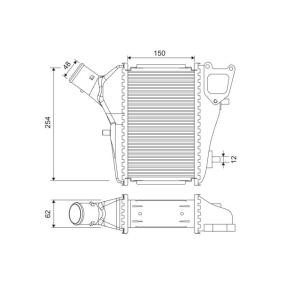 Köp Intercooler av VALEO 818686 till det låga priset 2691,73 kr