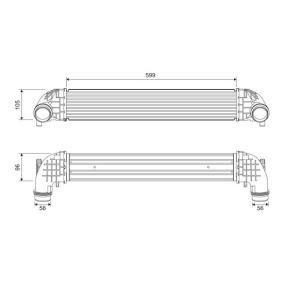 Compre Intercooler de VALEO online para Astra Mk VII (K) Familiar (B16) a precios moderados
