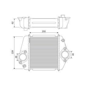 Köp Intercooler av VALEO 822901 till det låga priset 1665,83 kr
