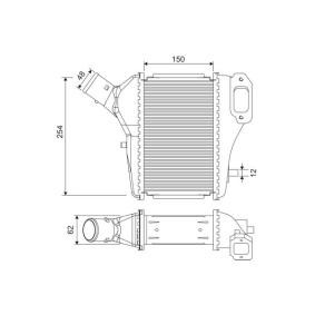 Köp Intercooler av VALEO 822902 till det låga priset 3174,87 kr
