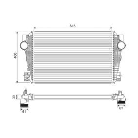 Köp Intercooler av VALEO 822915 till det låga priset 2535,52 kr