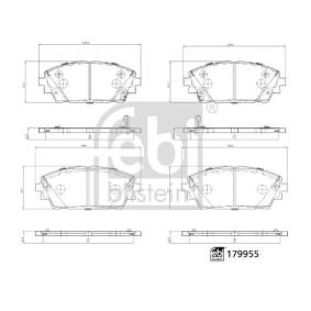 Comprar Juego de pastillas de freno de FEBI BILSTEIN 179955 a bajo precio de 42,53 €