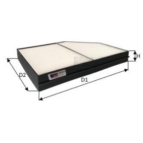 Achetez des Filtre d'habitacle CLEAN FILTER NC2434 à prix pour 22,47 €