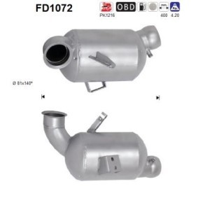 Partikelfilter (DPF) FD1072