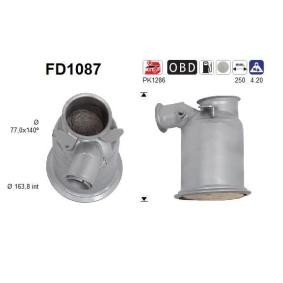 Compre Filtro de partículas da AS FD1087 a um preço baixo por 323,26 €