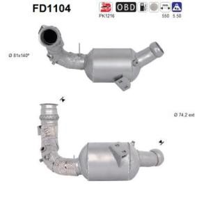Partikelfilter (DPF) FD1104
