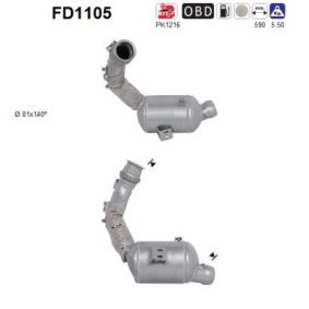 Partikelfilter (DPF) FD1105