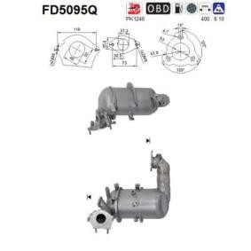 RENAULT Partikelfilter (DPF) von AS