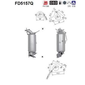 Compre Filtro de partículas da AS FD5157Q a um preço baixo por 534,61 €