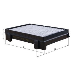 Comprar Filtro de habitáculo de MAHLE ORIGINAL LAK 1565 a bajo precio de 29,47 €