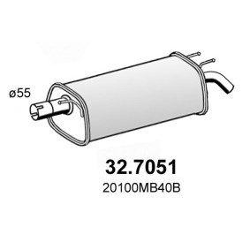 Endschalldämpfer 32.7051