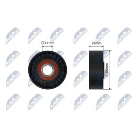 Comprar Polea tensora, correa poli V de NTY RNK-AU-057 a bajo precio de 13,21 €