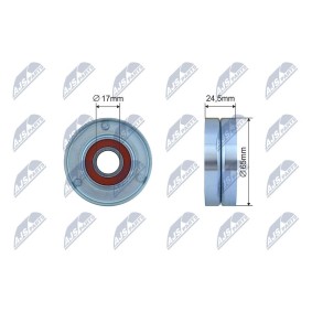 Compre Rolo tensor, correia trapezoidal estriada da NTY RNK-AU-058 a um preço baixo por 15,61 €