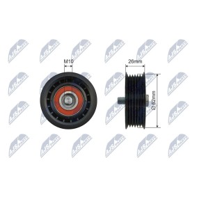 Comprar Polea tensora, correa poli V de NTY RNK-AU-061 a bajo precio de 14,87 €
