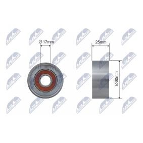 Compre Rolo tensor, correia trapezoidal da NTY RNK-CT-045 a um preço baixo por 18,92 €