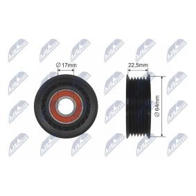 Compre Rolo tensor, correia trapezoidal da NTY RNK-DW-007 a um preço baixo por 13,15 €
