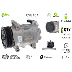 Acquista Compressore aria condizionata da VALEO 690757 a buon mercato per soli 399,71 €