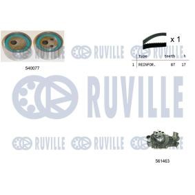 Wasserpumpe + Zahnriemensatz von RUVILLE
