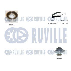 Achetez des Kit de distribution + pompe à eau RUVILLE 5500381 à prix pour 80,84 €