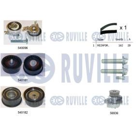 Achetez des Kit de distribution + pompe à eau RUVILLE 5500401 à prix pour 160,04 €