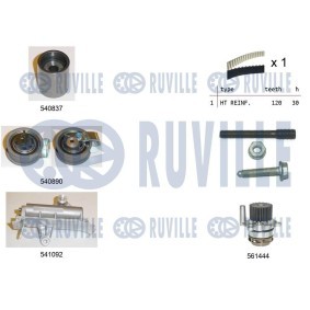 Achetez des Kit de distribution + pompe à eau RUVILLE 5501381 à prix pour 232,00 €