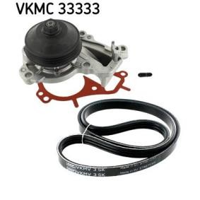 Achetez des Pompe à eau+Jeu de courroie trapézoïdale à nervures SKF VKMC 33333 à prix pour 89,29 €
