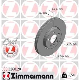 Comprar Disco de freno de ZIMMERMANN 600.3260.20 a bajo precio de 72,66 €