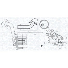 Achetez des Pompe à huile MAGNETI MARELLI 351516000005 à prix pour 31,95 €