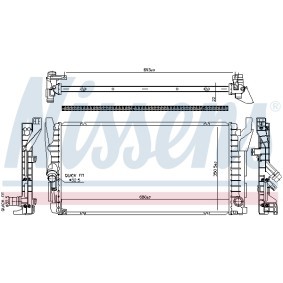 Achetez des Radiateur du moteur NISSENS 606385 à prix pour 169,64 €