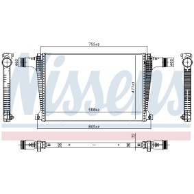 Achetez des Intercooler NISSENS 961594 à prix pour 176,44 €