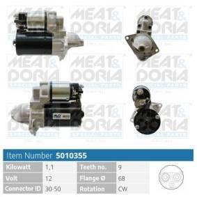 Köp Startmotor av MEAT & DORIA 5010355 till det låga priset 1581,58 kr