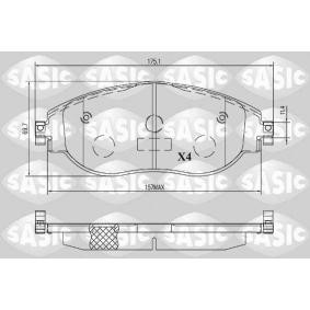 Comprar Juego de pastillas de freno de SASIC 6216202 a bajo precio de 72,68 €