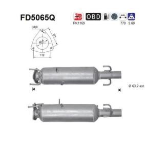 Partikelfilter (DPF) für FIAT von AS