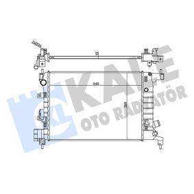 Achetez des Radiateur du moteur KALE OTO RADYATOR 356315 à prix pour 124,38 €
