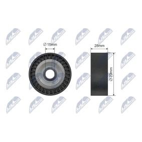 Compre Rolo tensor, correia trapezoidal estriada da NTY RNK-AU-076 a um preço baixo por 14,12 €