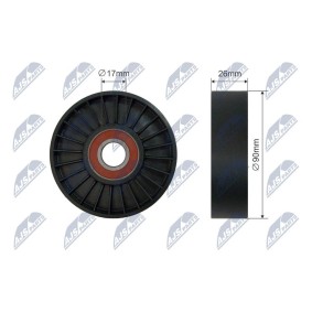 Comprar Polea tensora, correa poli V de NTY RNK-CH-056 a bajo precio de 18,16 €