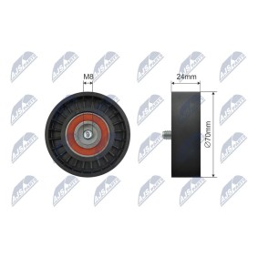 Comprar Polea tensora, correa poli V de NTY RNK-CH-057 a bajo precio de 18,88 €