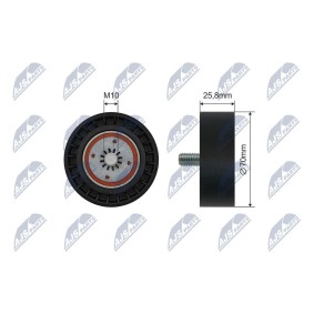 Comprar Polea inversión / guía, correa poli V de NTY RNK-DW-015 a bajo precio de 9,46 €