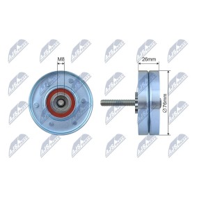 Compre Rolo tensor, correia trapezoidal estriada da NTY RNK-FR-065 a um preço baixo por 23,12 €