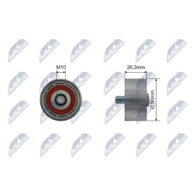 Compre Rolo tensor, correia trapezoidal estriada da NTY RNK-KA-014 a um preço baixo por 25,64 €