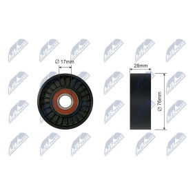 Comprar Polea tensora, correa poli V de NTY RNK-ME-055 a bajo precio de 13,35 €
