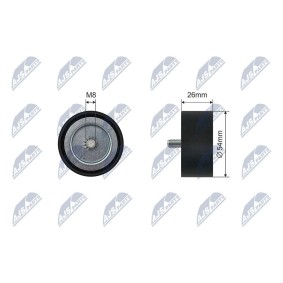 Comprar Polea tensora, correa poli V de NTY RNK-ME-064 a bajo precio de 14,74 €